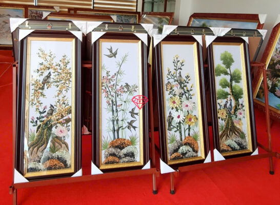 Tranh Bon Mua Da Quy 4