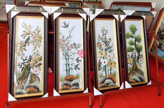 Tranh Bon Mua Da Quy 4